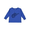 thumbnail image 1 of Inktastic West Virginia State Word Salad Boys or Girls Long Sleeve Toddler T-Shirt, 1 of 5