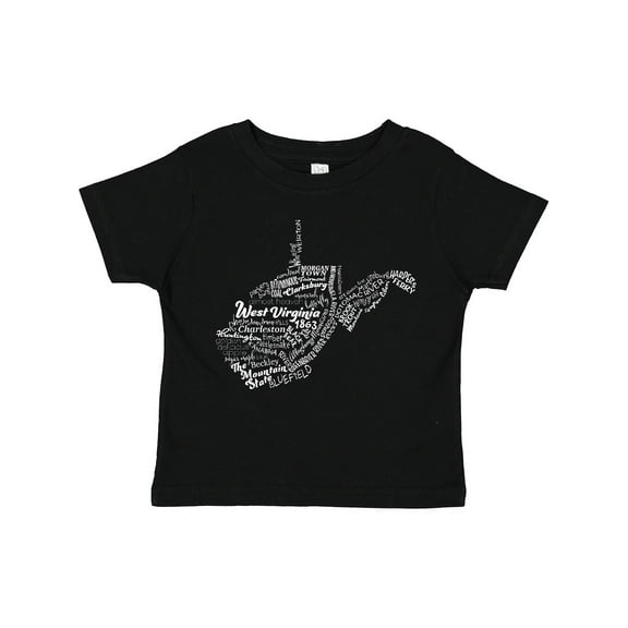 Inktastic West Virginia State Word Salad Boys or Girls Toddler T-Shirt