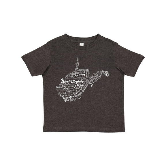 Inktastic West Virginia State Word Salad Boys or Girls Toddler T-Shirt