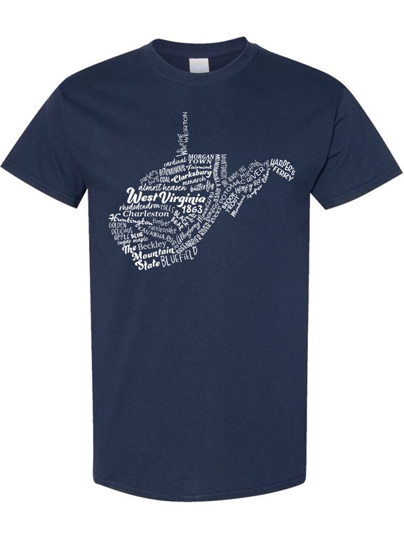 West Virginia State Word Salad T-Shirt