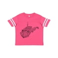 thumbnail image 1 of Inktastic West Virginia State Word Salad Boys or Girls Toddler T-Shirt, 1 of 5