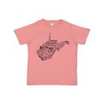 thumbnail image 1 of Inktastic West Virginia State Word Salad Boys or Girls Toddler T-Shirt, 1 of 5