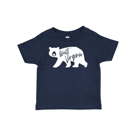 Inktastic West Virginia White Bear Silhouette Boys or Girls Baby T-Shirt