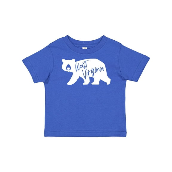 Inktastic West Virginia White Bear Silhouette Boys or Girls Baby T-Shirt