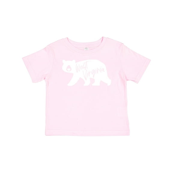 Inktastic West Virginia White Bear Silhouette Boys or Girls Baby T-Shirt