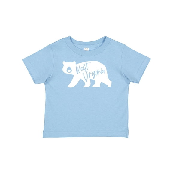 Inktastic West Virginia White Bear Silhouette Boys or Girls Baby T-Shirt