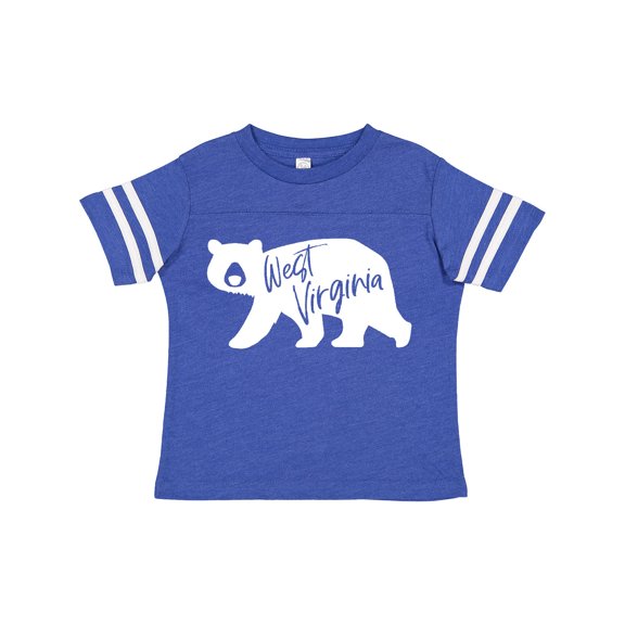 Inktastic West Virginia White Bear Silhouette Boys or Girls Toddler T-Shirt