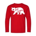 thumbnail image 1 of Inktastic West Virginia White Bear Silhouette Long Sleeve Youth T-Shirt, 1 of 5