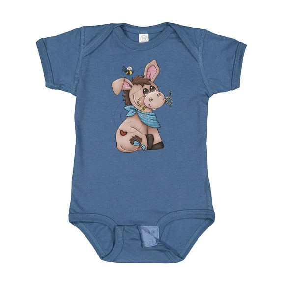 Inktastic Western Dilly Donkey Boys Baby Bodysuit