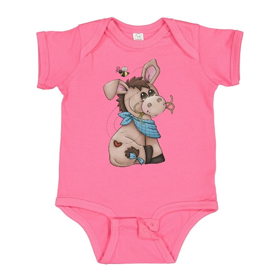 Inktastic Western Dilly Donkey Boys Baby Bodysuit