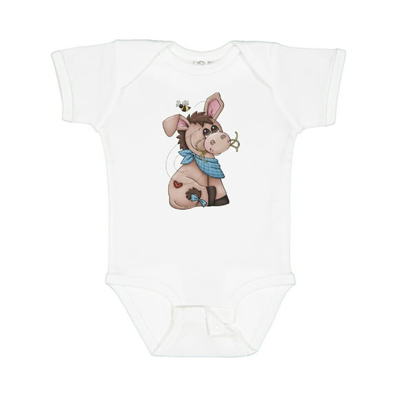 Inktastic Western Dilly Donkey Boys Baby Bodysuit