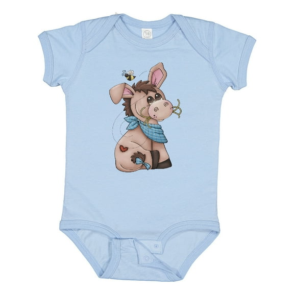 Inktastic Western Dilly Donkey Boys Baby Bodysuit