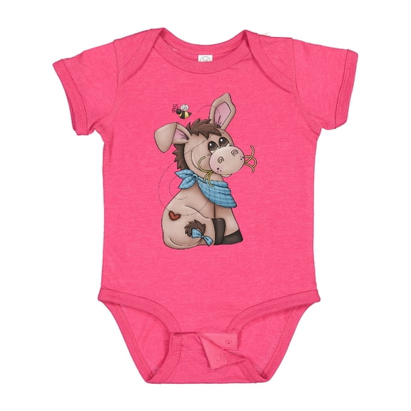 Inktastic Western Dilly Donkey Boys Baby Bodysuit