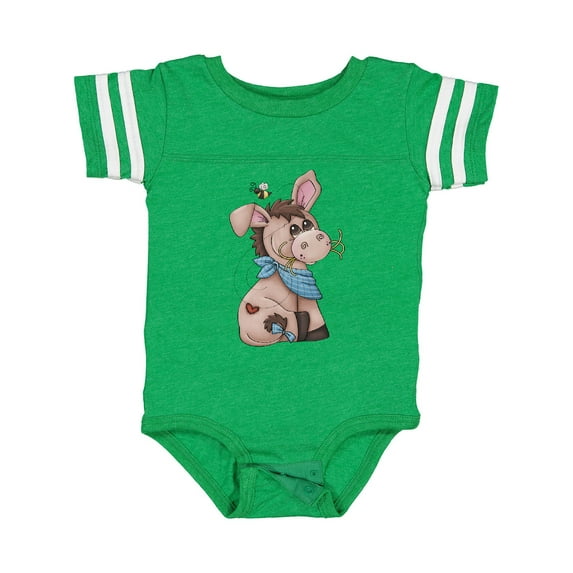 Inktastic Western Dilly Donkey Boys Baby Bodysuit