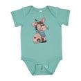 thumbnail image 1 of Inktastic Western Dilly Donkey Boys Baby Bodysuit, 1 of 5
