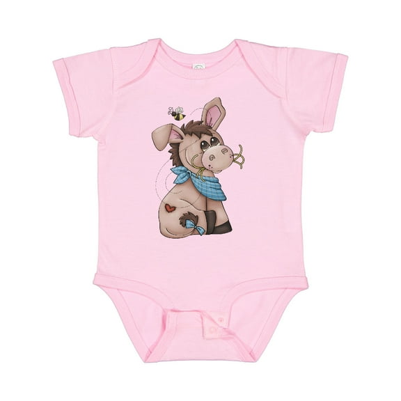 Inktastic Western Dilly Donkey Boys Baby Bodysuit