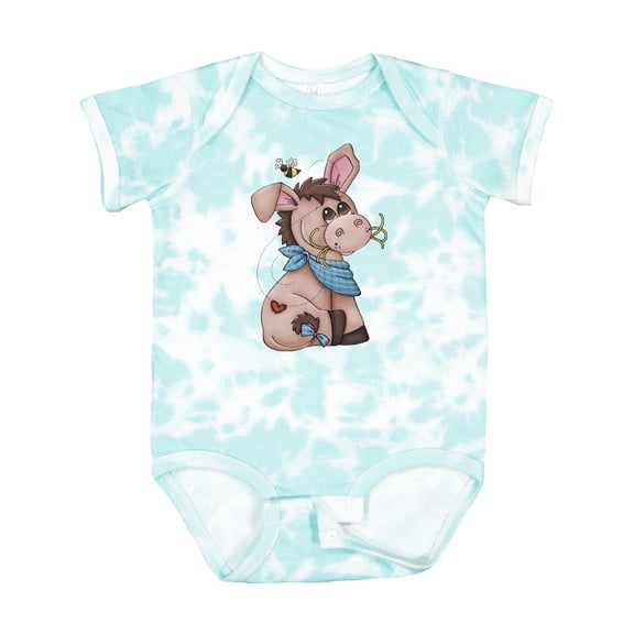 Inktastic Western Dilly Donkey Boys Baby Bodysuit