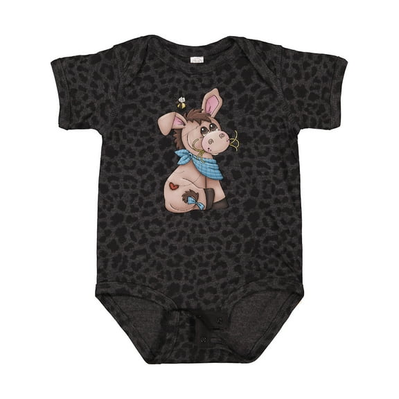 Inktastic Western Dilly Donkey Boys Baby Bodysuit