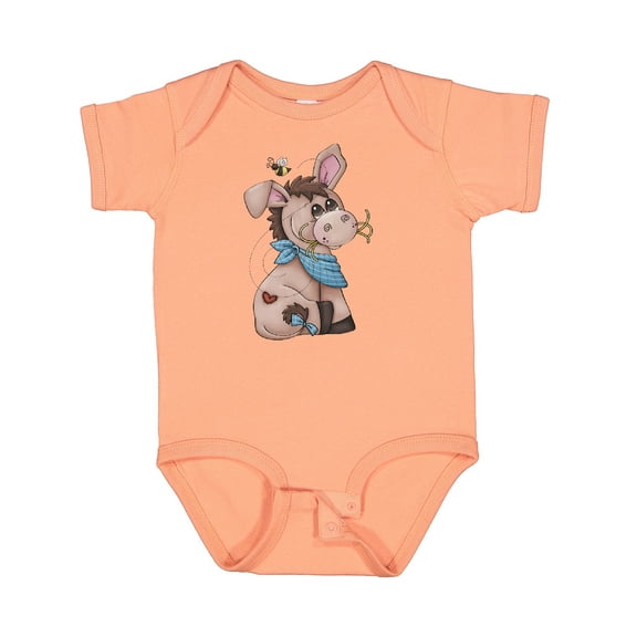 Inktastic Western Dilly Donkey Boys Baby Bodysuit