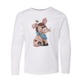 thumbnail image 1 of Inktastic Western Dilly Donkey Long Sleeve Youth T-Shirt, 1 of 5