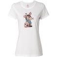 thumbnail image 1 of Inktastic Western Dilly Donkey Women's T-Shirt, 1 of 5