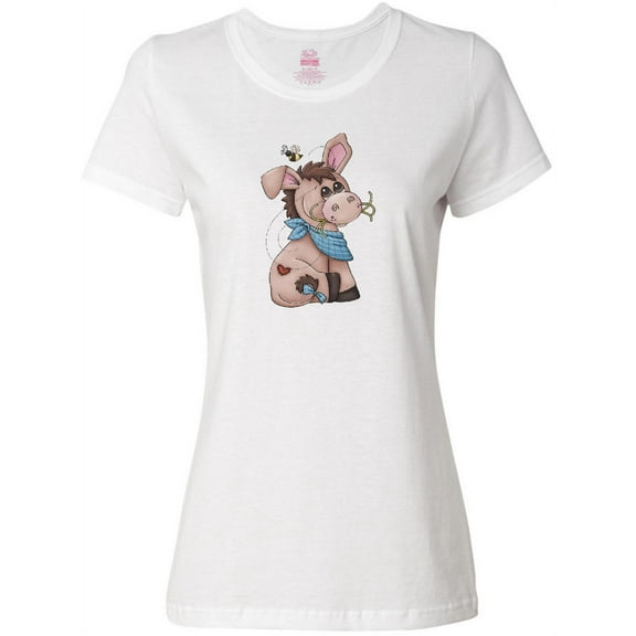Inktastic Western Dilly Donkey Women's T-Shirt