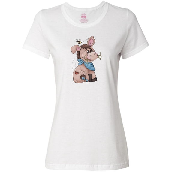 Inktastic Western Dilly Donkey Women's T-Shirt