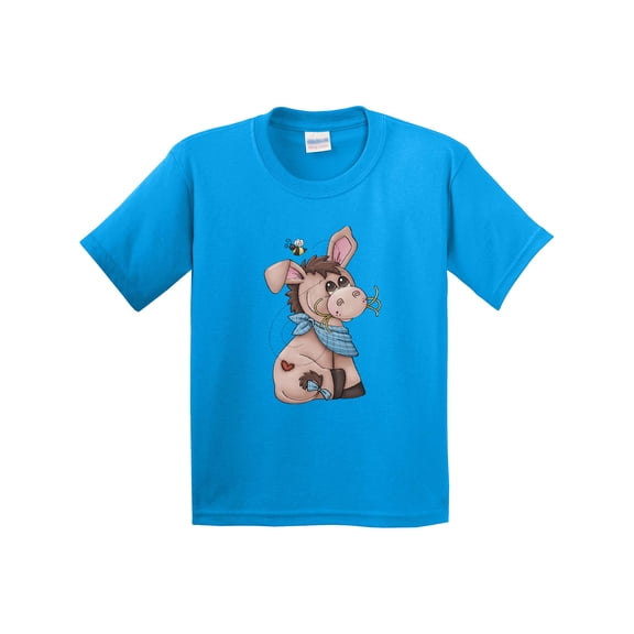Inktastic Western Dilly Donkey Youth T-Shirt