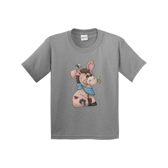 Inktastic Western Dilly Donkey Youth T-Shirt