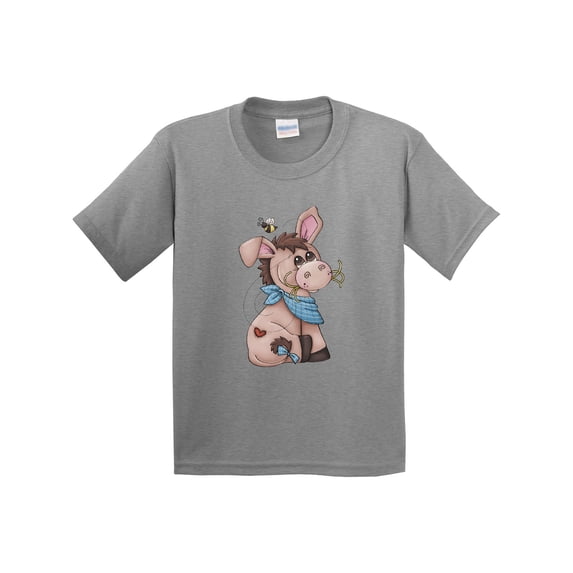 Inktastic Western Dilly Donkey Youth T-Shirt