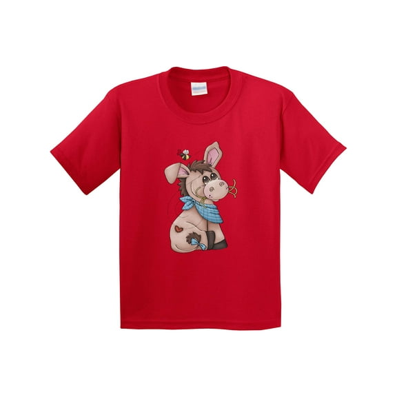Inktastic Western Dilly Donkey Youth T-Shirt