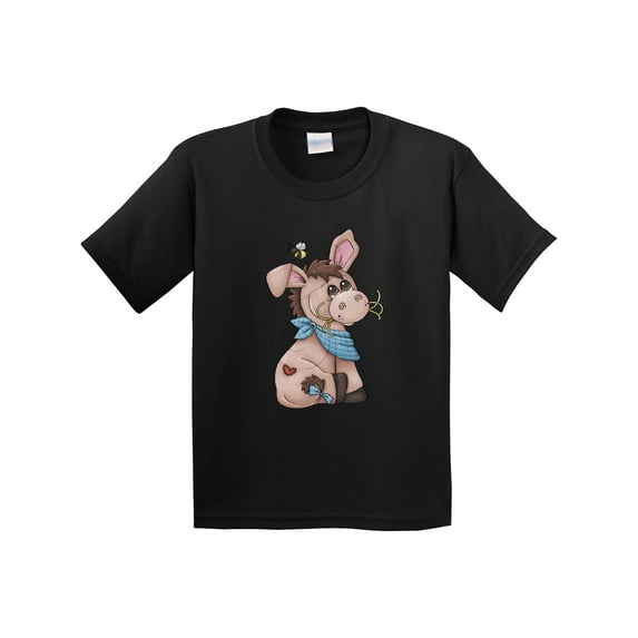 Inktastic Western Dilly Donkey Youth T-Shirt