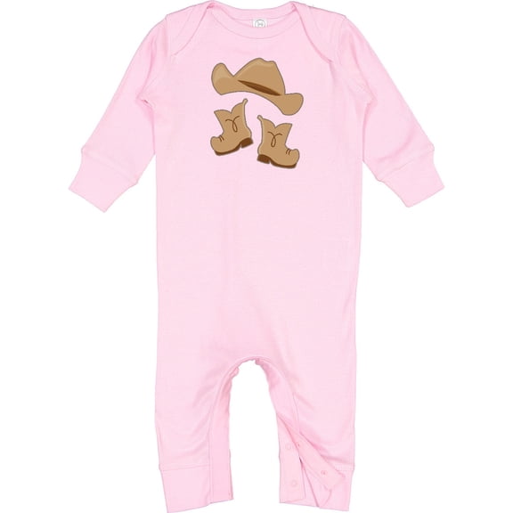 Inktastic Western Style Boy Boots Baby Romper Coveralls
