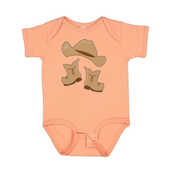 Inktastic Western Style Boy Boots Boys or Girls Baby Bodysuit