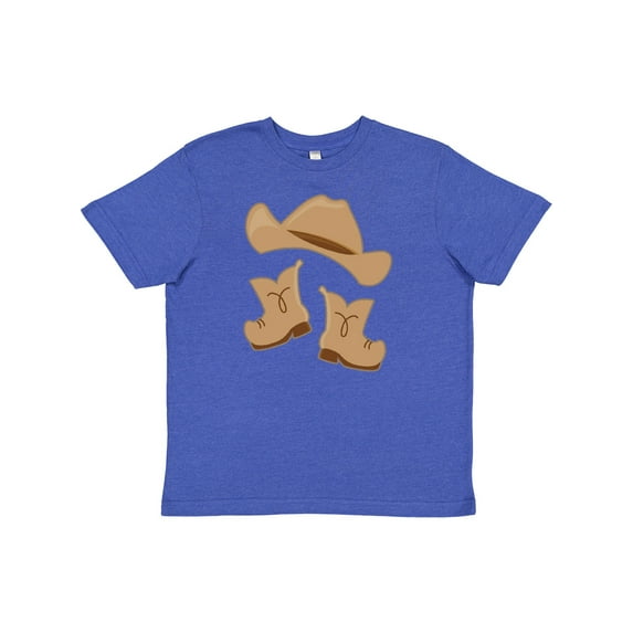Inktastic Western Style Boy Boots Youth T-Shirt