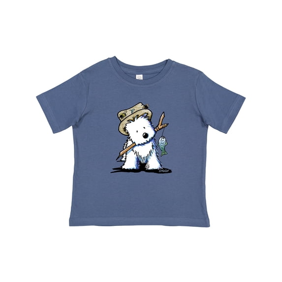 Inktastic Westie Fishing Buddy Boys or Girls Baby T-Shirt