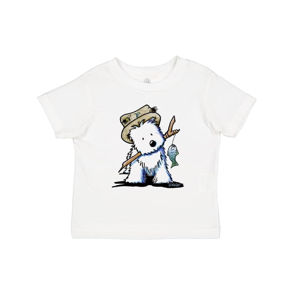 Inktastic Westie Fishing Buddy Boys or Girls Toddler T-Shirt