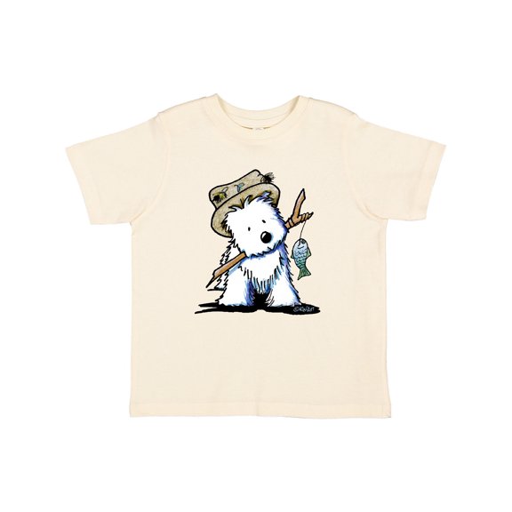 Inktastic Westie Fishing Buddy Boys or Girls Toddler T-Shirt