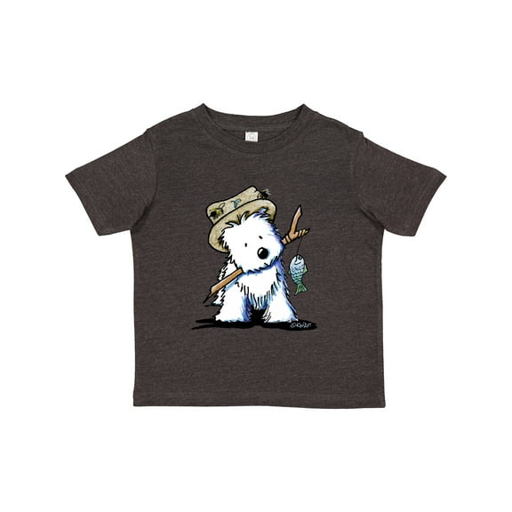 Inktastic Westie Fishing Buddy Boys or Girls Toddler T-Shirt