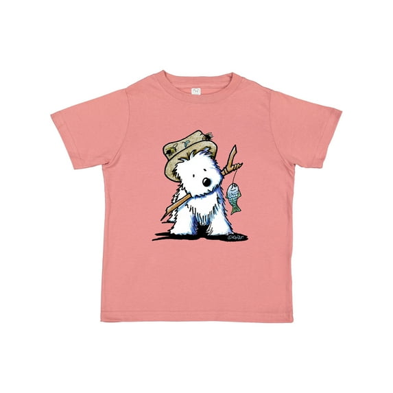 Inktastic Westie Fishing Buddy Boys or Girls Toddler T-Shirt