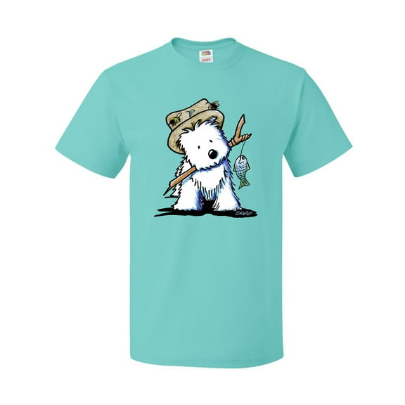 Inktastic Westie Fishing Buddy T-Shirt