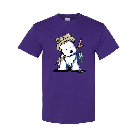Inktastic Westie Fishing Buddy T-Shirt