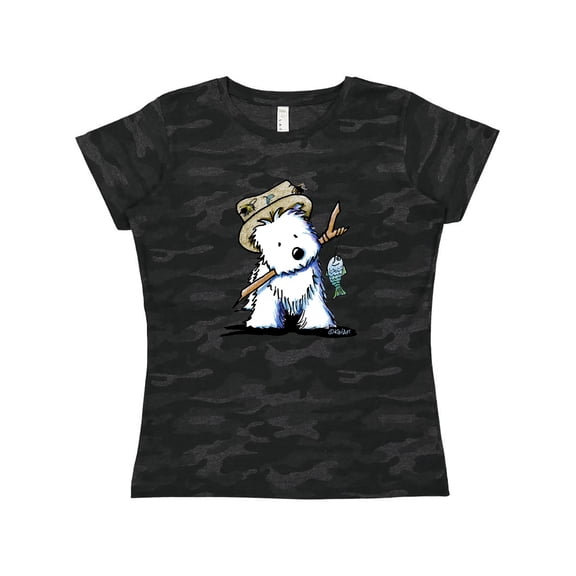 Inktastic Westie Fishing Buddy Women's T-Shirt