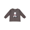 thumbnail image 1 of Inktastic Westie In Bandana Boys or Girls Long Sleeve Toddler T-Shirt, 1 of 5