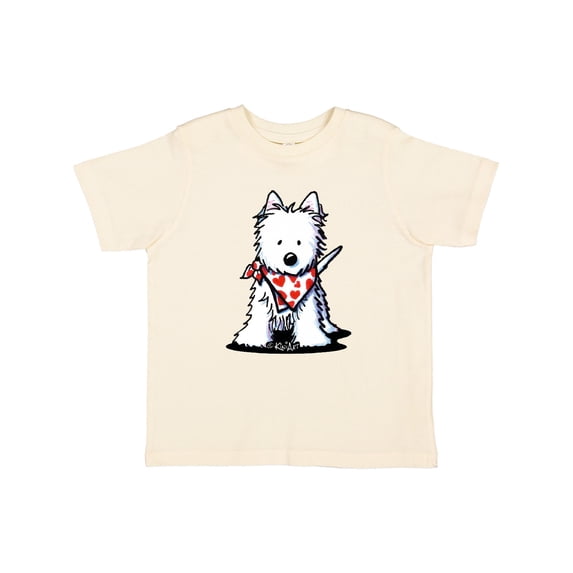 Inktastic Westie In Bandana Boys or Girls Toddler T-Shirt