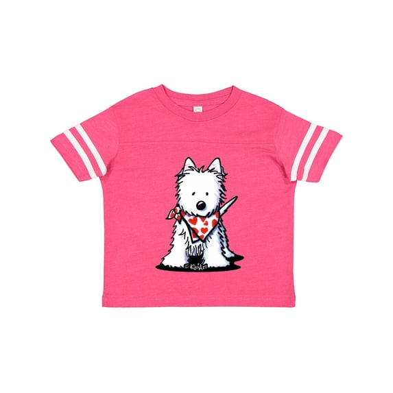 Inktastic Westie In Bandana Boys or Girls Toddler T-Shirt