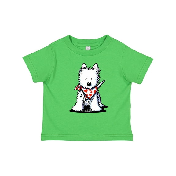 Inktastic Westie In Bandana Boys or Girls Toddler T-Shirt