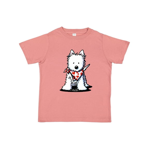 Inktastic Westie In Bandana Boys or Girls Toddler T-Shirt
