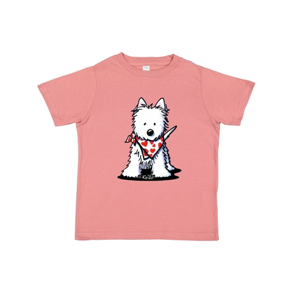 Inktastic Westie In Bandana Boys or Girls Toddler T-Shirt