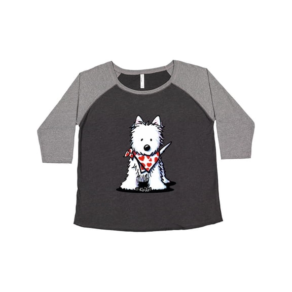 Inktastic Westie In Bandana Women's Plus Size T-Shirt